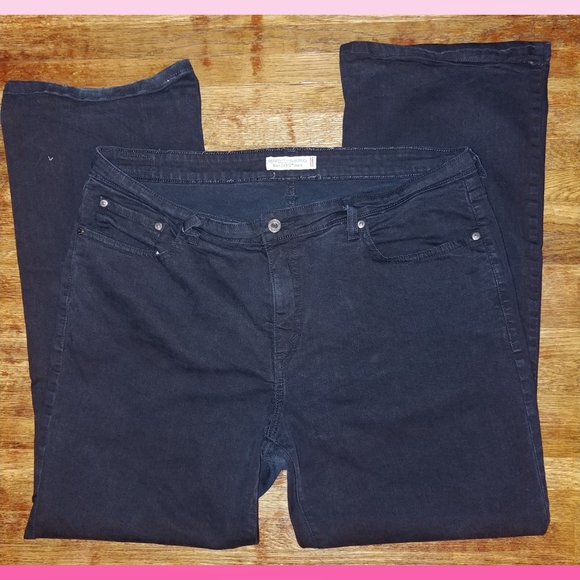 LEVI'S 512 black boot cut high waist denim jeans - Picture 3 of 8